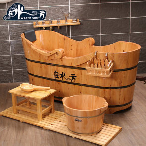 Деревянная ванна 1м